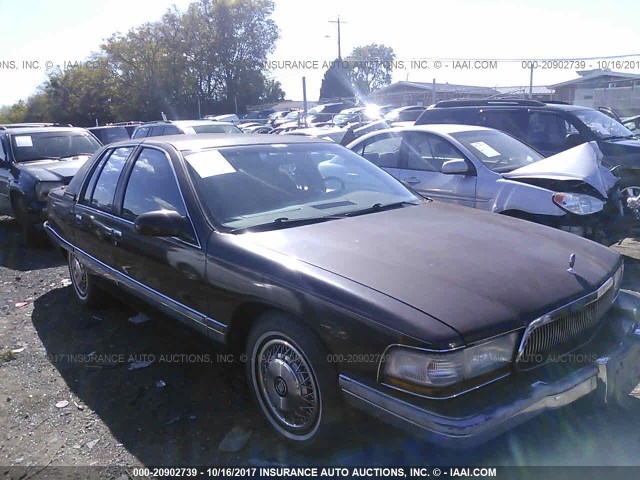 1G4BN52P8TR422708 - 1996 BUICK ROADMASTER MAROON photo 1