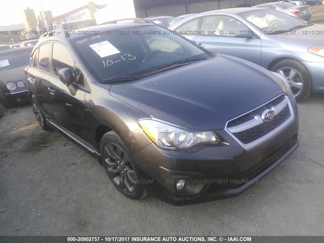 JF1GPAL62CG241771 - 2012 SUBARU IMPREZA SPORT PREMIUM GRAY photo 1