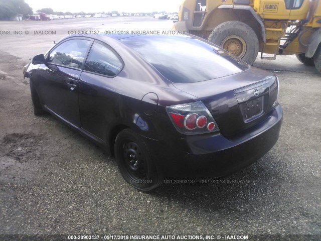 JTKDE167990285980 - 2009 TOYOTA SCION TC 紫色 照片 3