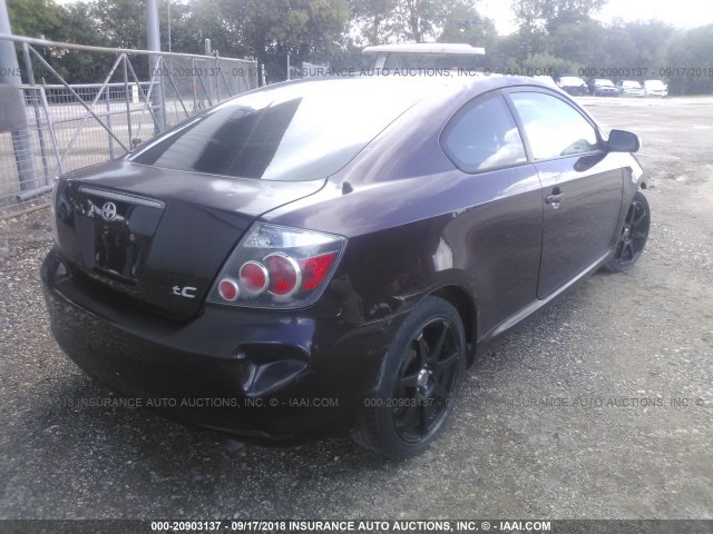 JTKDE167990285980 - 2009 TOYOTA SCION TC 紫色 照片 4
