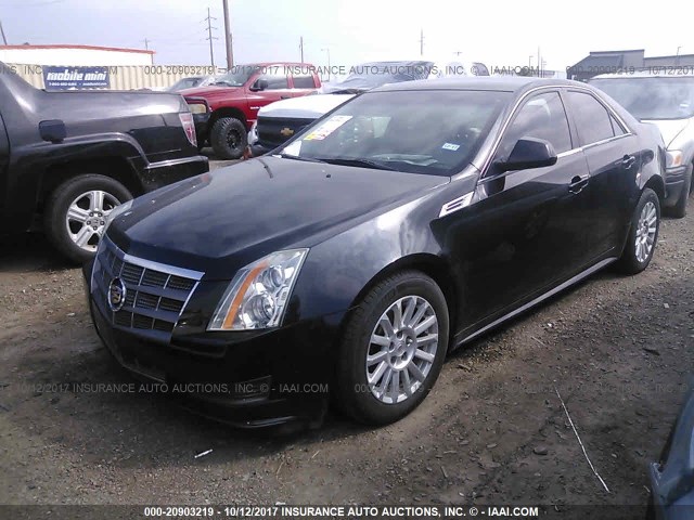 1G6DA5EG9A0127948 - 2010 CADILLAC CTS BLACK photo 2