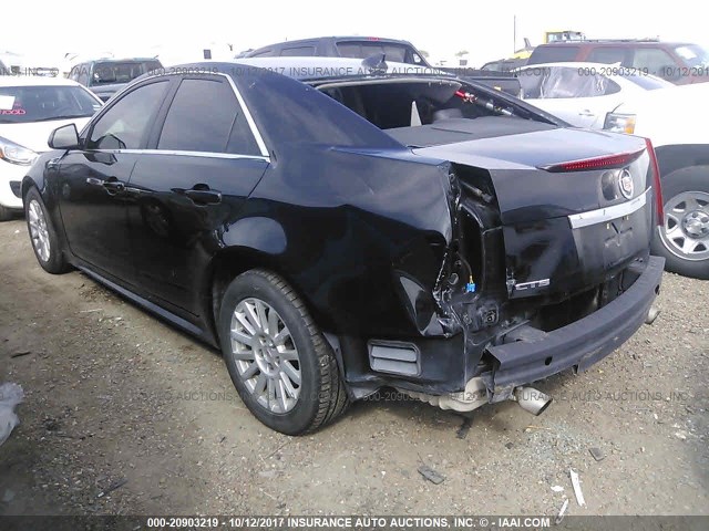 1G6DA5EG9A0127948 - 2010 CADILLAC CTS BLACK photo 3