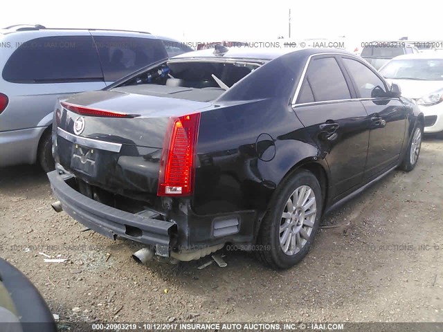 1G6DA5EG9A0127948 - 2010 CADILLAC CTS BLACK photo 4