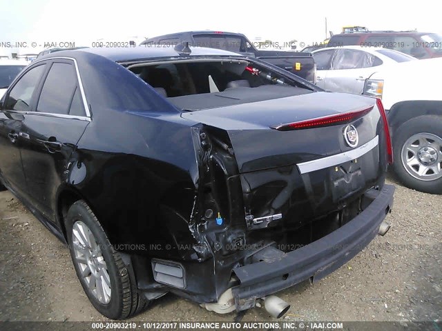 1G6DA5EG9A0127948 - 2010 CADILLAC CTS BLACK photo 6