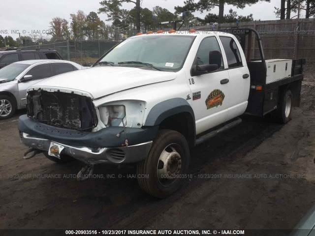 3D6WC68A38G125903 - 2008 DODGE RAM 4500 WHITE photo 2