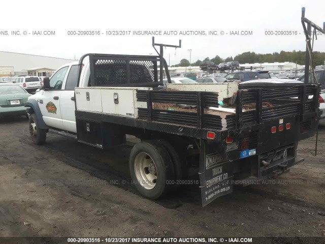 3D6WC68A38G125903 - 2008 DODGE RAM 4500 WHITE photo 3