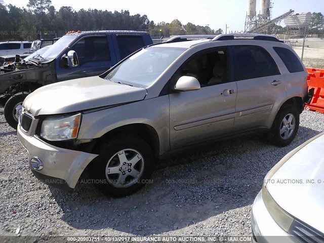 2CKDL33F786003595 - 2008 PONTIAC TORRENT GOLD photo 2