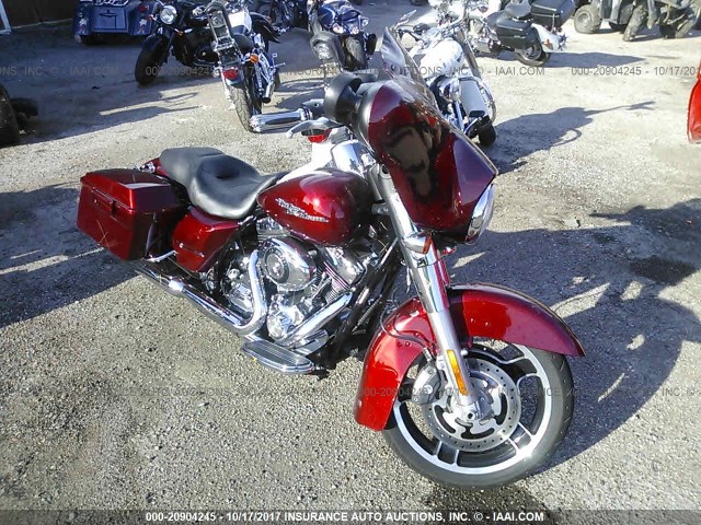 1HD1KB41XAB662413 - 2010 HARLEY-DAVIDSON FLHX RED photo 1