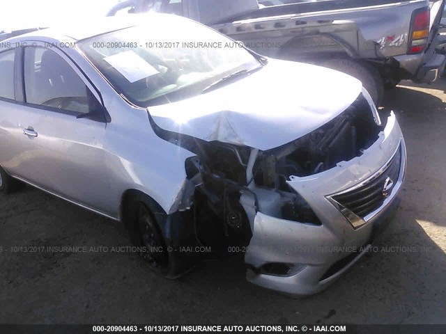 3N1CN7AP8EL834761 - 2014 NISSAN VERSA S/S PLUS/SV/SL SILVER photo 6