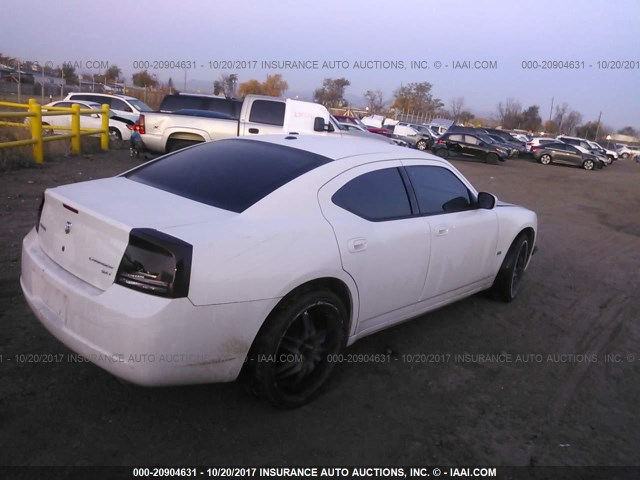 2B3CA3CV5AH212040 - 2010 DODGE CHARGER SXT WHITE photo 4