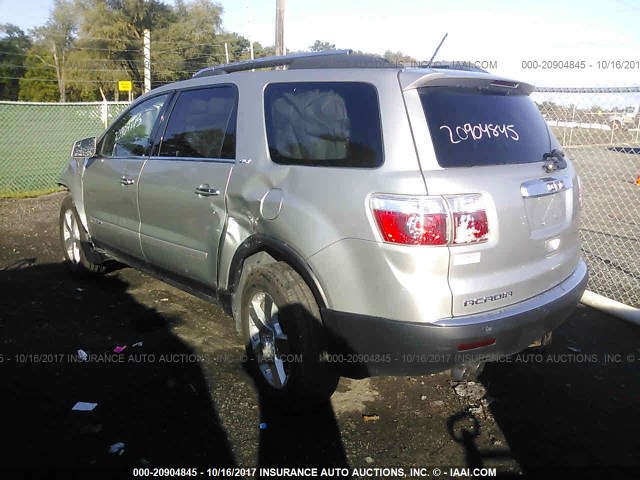 1GKER23708J260733 - 2008 GMC ACADIA SLT-1 SILVER photo 3