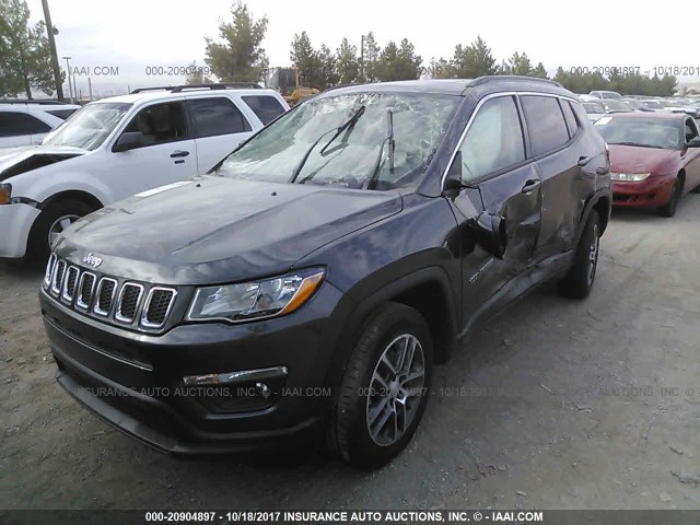 3C4NJCBB4HT632811 - 2017 JEEP COMPASS LATITUDE 灰色 照片 2