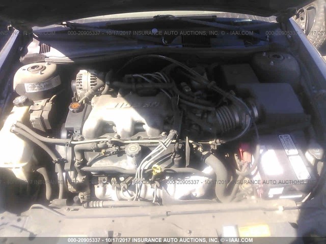 1G1NE52J616193983 - 2001 CHEVROLET MALIBU LS ლურჯი ფოტო 10