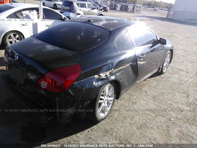 1N4BL24E28C238448 - 2008 NISSAN ALTIMA 3.5SE BLACK photo 4