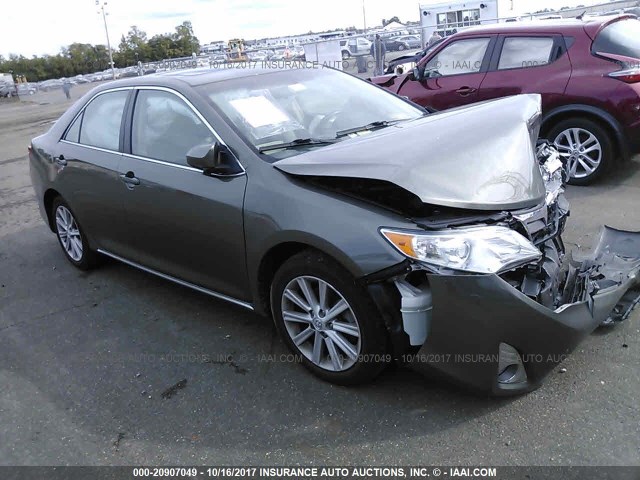4T4BF1FK3ER416969 - 2014 TOYOTA CAMRY L/SE/LE/XLE GREEN photo 1