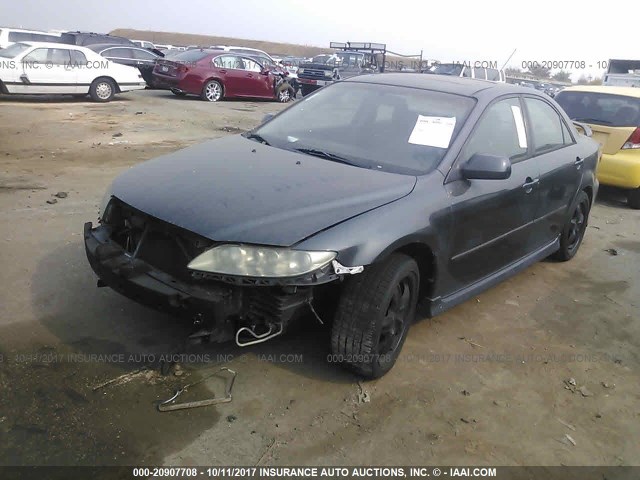 1YVFP80D145N30374 - 2004 MAZDA 6 S GRAY photo 2