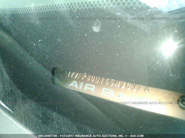 1YVFP80D145N30374 - 2004 MAZDA 6 S GRAY photo 9