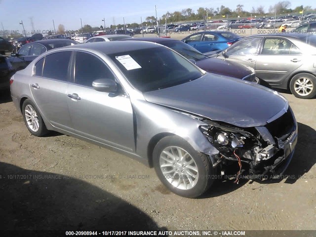 KMHGC4DE1AU095838 - 2010 HYUNDAI GENESIS 3.8L GRAY photo 1