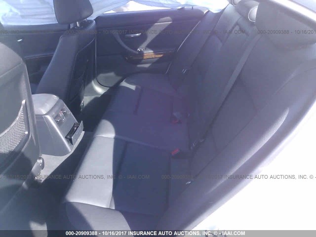 WBAVC53568FZ87050 - 2008 BMW 328 I SULEV WHITE photo 8