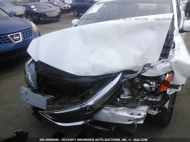 19VDE1F31EE012286 - 2014 ACURA ILX 20 WHITE photo 6