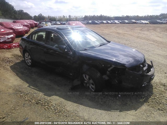 1HGCP26888A096419 - 2008 HONDA ACCORD EXL BLACK photo 1