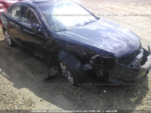 1HGCP26888A096419 - 2008 HONDA ACCORD EXL BLACK photo 6