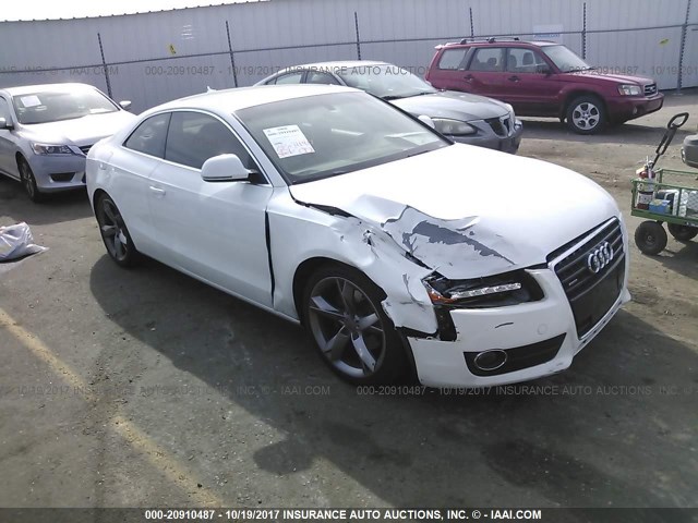 WAUDK78T29A018815 - 2009 AUDI A5 QUATTRO WHITE photo 1