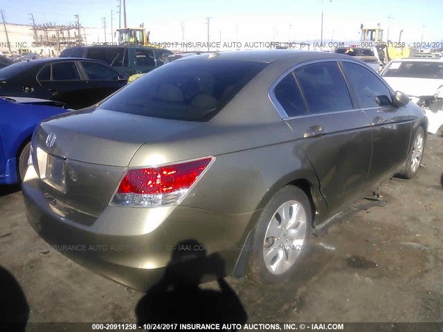 1HGCP26859A063234 - 2009 HONDA ACCORD EXL GOLD photo 4