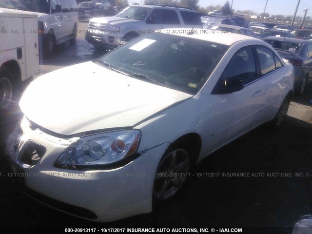 1G2ZG57N484259875 - 2008 PONTIAC G6 SE WHITE photo 2