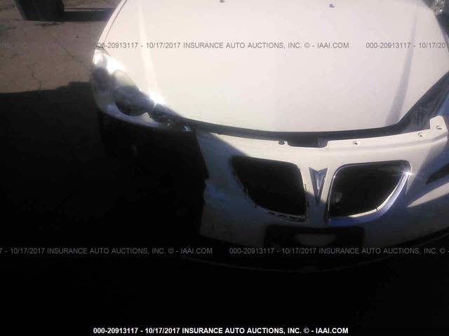 1G2ZG57N484259875 - 2008 PONTIAC G6 SE WHITE photo 6