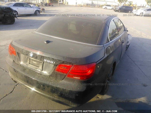 WBADW7C59DE734299 - 2013 BMW 328 I SULEV BLACK photo 4