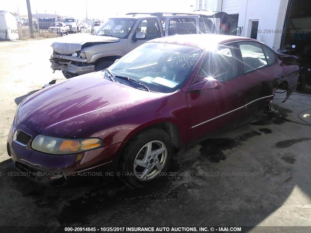 1G2HX52K834128899 - 2003 PONTIAC BONNEVILLE SE MAROON photo 2