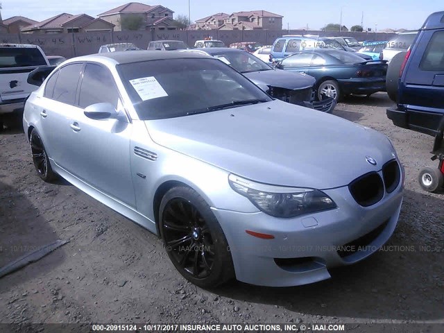 WBSNB93518CX09258 - 2008 BMW M5 Light Blue photo 1