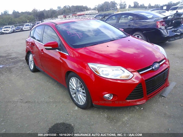 1FAHP3M25CL339311 - 2012 FORD FOCUS SEL RED photo 1