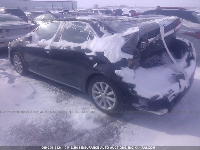 4T4BF1FK0CR274562 - 2012 TOYOTA CAMRY SE/LE/XLE Черный фото 3