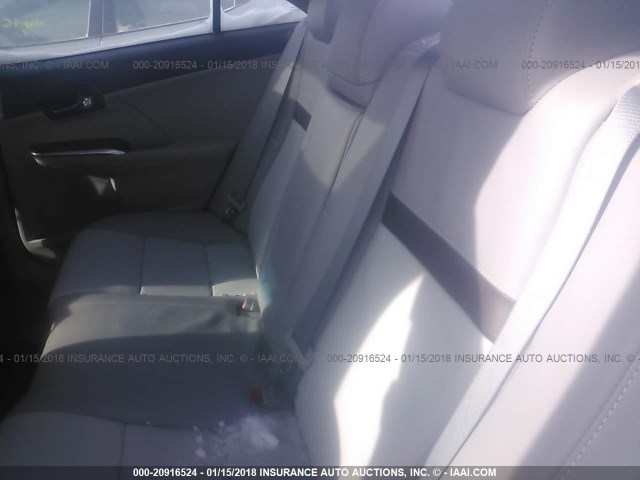 4T4BF1FK0CR274562 - 2012 TOYOTA CAMRY SE/LE/XLE Черный фото 8