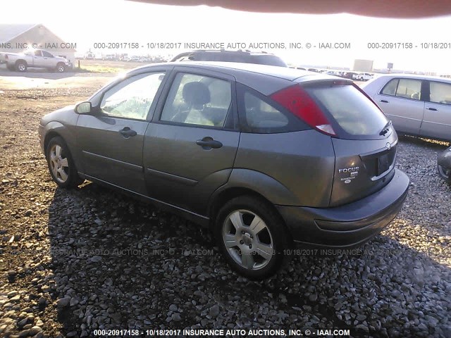 1FAHP37N37W129588 - 2007 FORD FOCUS ZX5/S/SE/SES GRAY photo 3