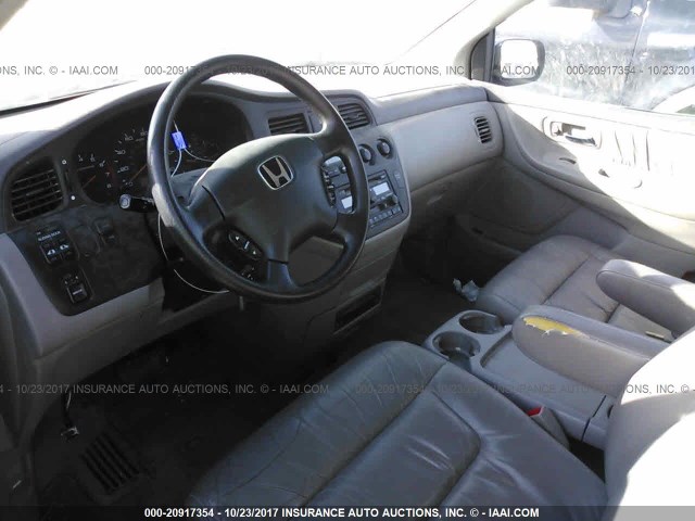 5FNRL18023B098737 - 2003 HONDA ODYSSEY EXL მუქი ლურჯი ფოტო 5