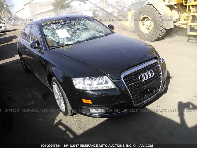 WAUKGAFB2AN036311 - 2010 AUDI A6 PRESTIGE შავი ფოტო 1