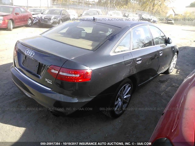 WAUKGAFB2AN036311 - 2010 AUDI A6 PRESTIGE შავი ფოტო 4