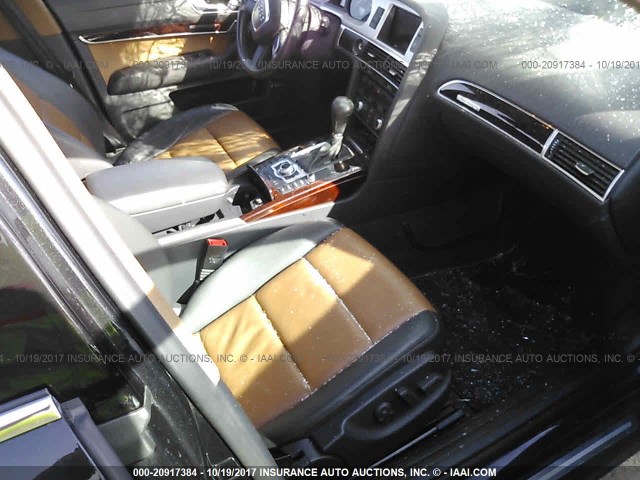 WAUKGAFB2AN036311 - 2010 AUDI A6 PRESTIGE შავი ფოტო 5