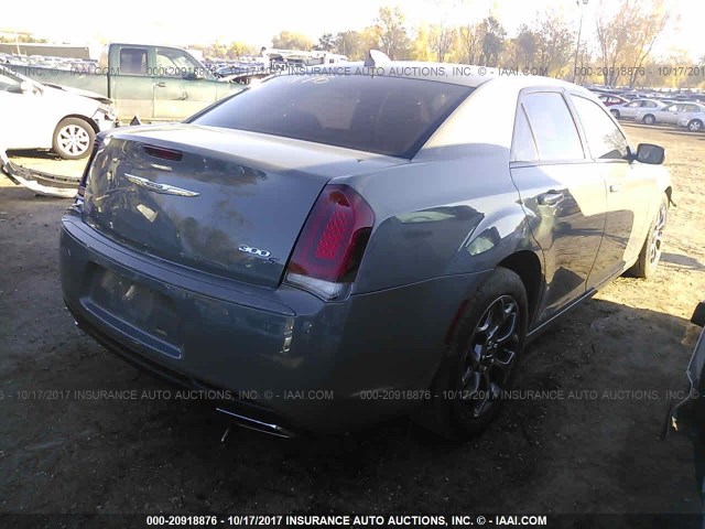 2C3CCAGG1HH591545 - 2017 CHRYSLER 300 S GRAY photo 4