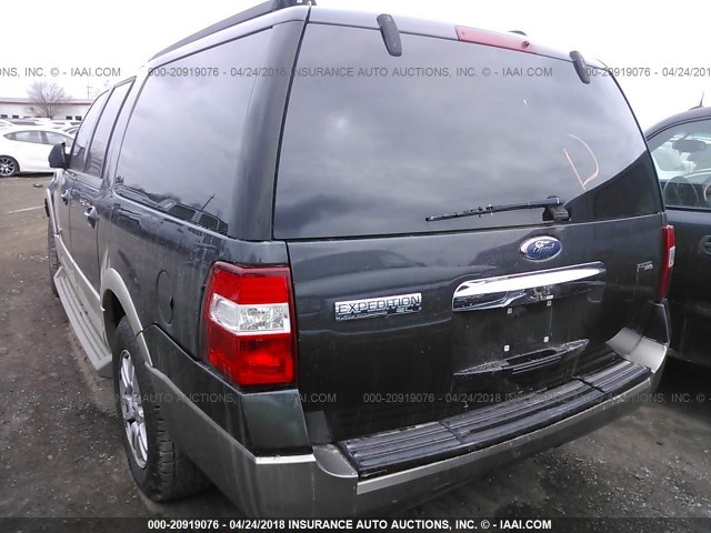 1FMFK17597LA25625 - 2007 FORD EXPEDITION EL EDDIE BAUER GRAY photo 3