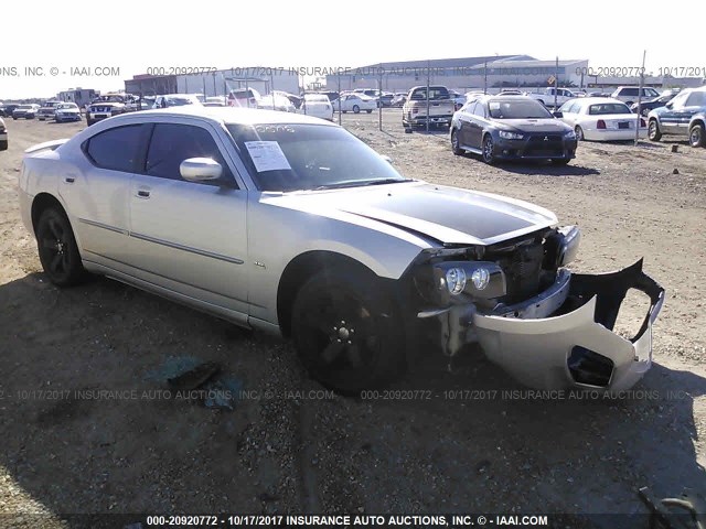 2B3CA3CV2AH290825 - 2010 DODGE CHARGER SXT SILVER photo 1