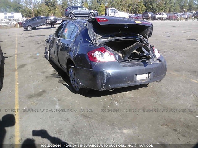 JNKCV61F49M354645 - 2009 INFINITI G37 GRAY photo 3