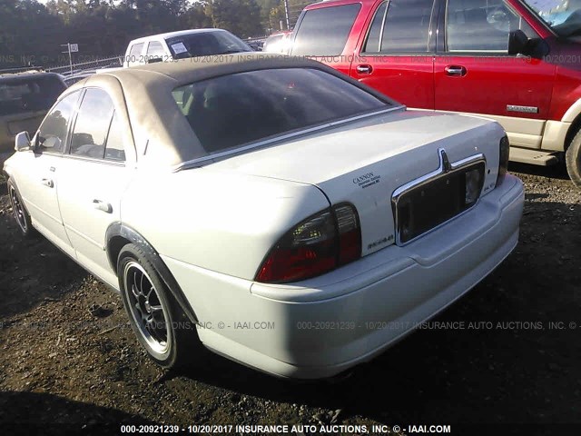 1LNHM87A84Y638729 - 2004 LINCOLN LS WHITE photo 3