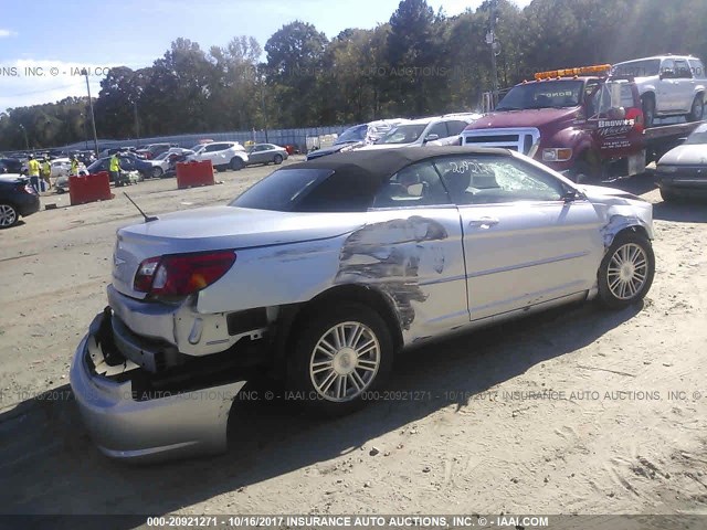 1C3LC55R18N247037 - 2008 CHRYSLER SEBRING TOURING SILVER photo 4