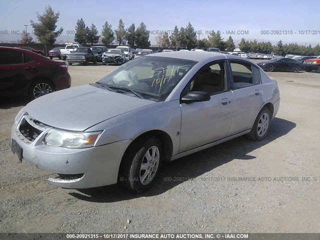 1G8AJ55F27Z120832 - 2007 SATURN ION LEVEL 2 SILVER photo 2