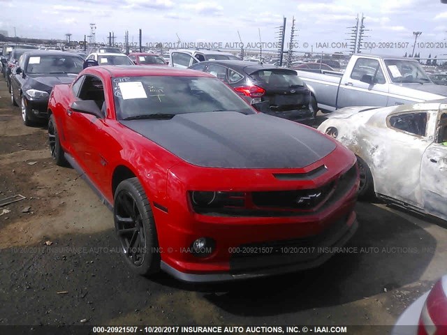 2G1FT1EW4D9229497 - 2013 CHEVROLET CAMARO 2SS RED photo 6