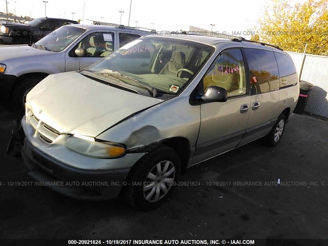 1B4GP44G7YB664169 - 2000 DODGE GRAND CARAVAN SE/SPORT SILVER photo 2